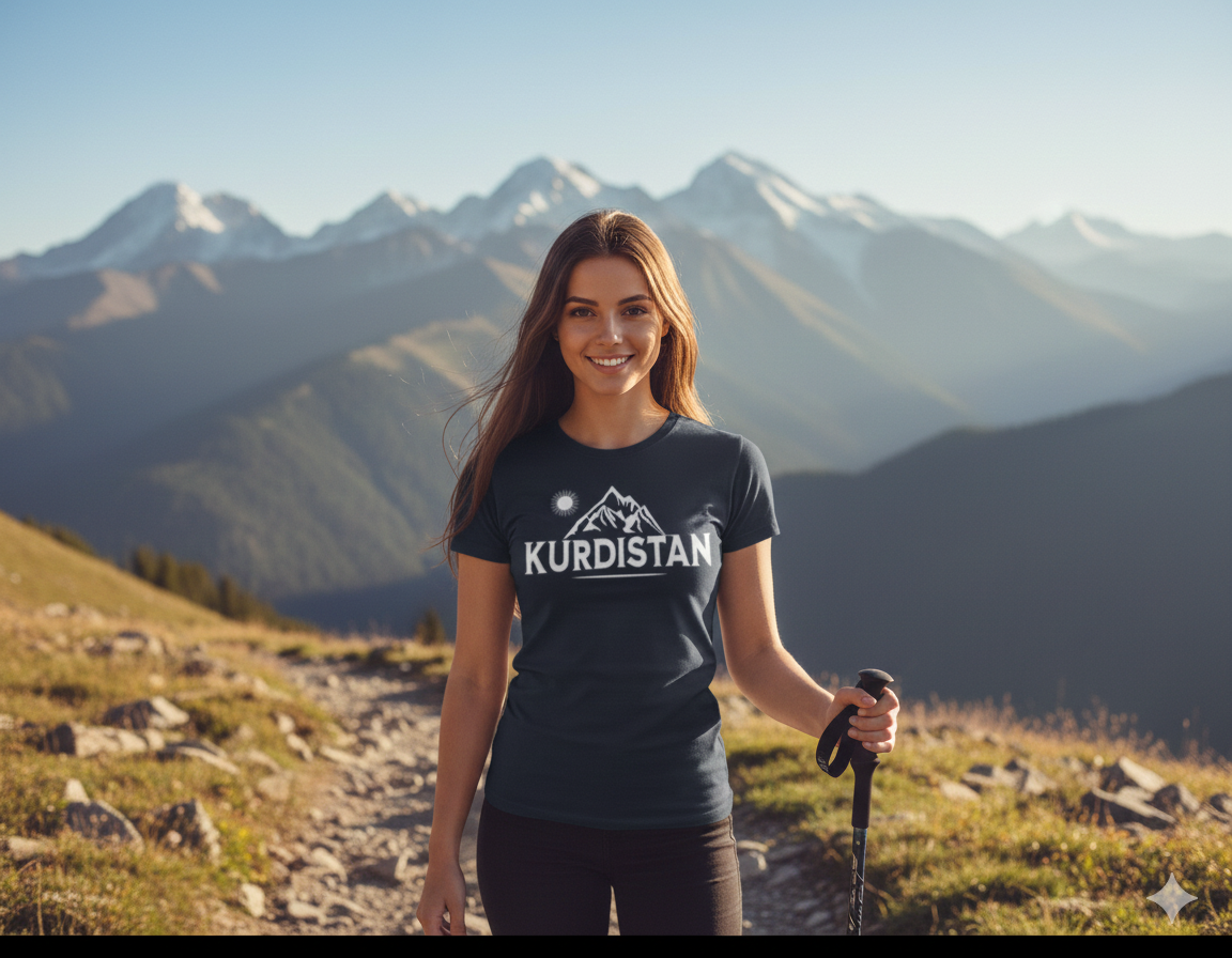 Funny Kurdistan Mountains T-Shirt. 
T-Şertê Çiyayên Kurdistanê yê Xweş.
فانێلێکی خۆش لە شاخەکانی کوردستان