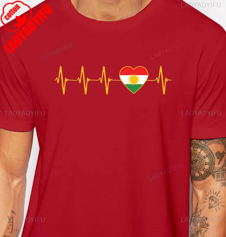 Kurdistan Calligraphy T-Shirt Kurdish