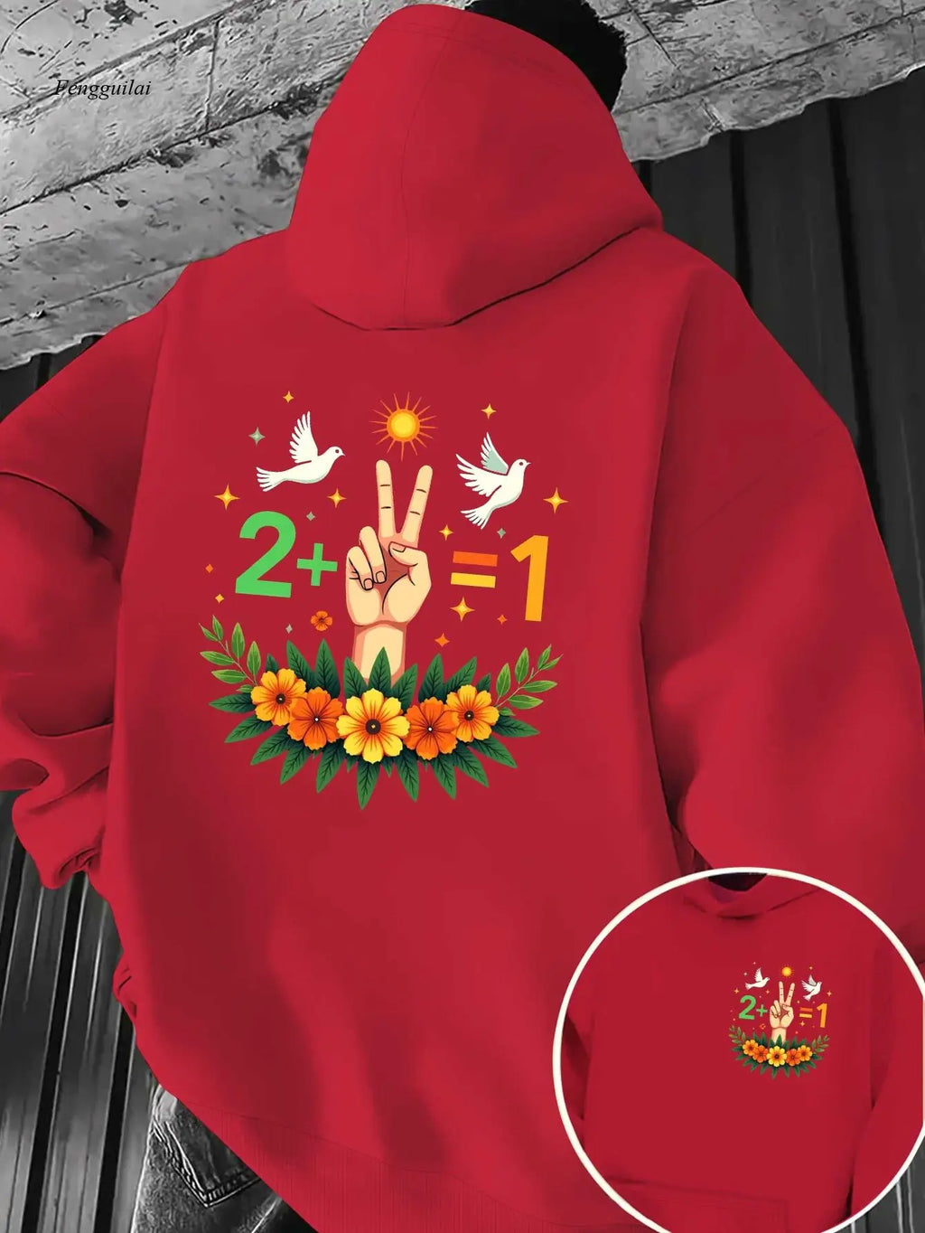 equation Middle eastern Kurdish Peace Sign  hoodies