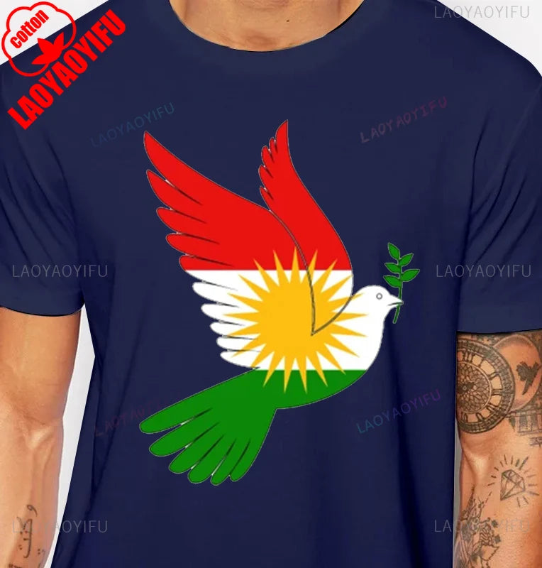 Kurdistan Calligraphy T-Shirt Kurdish