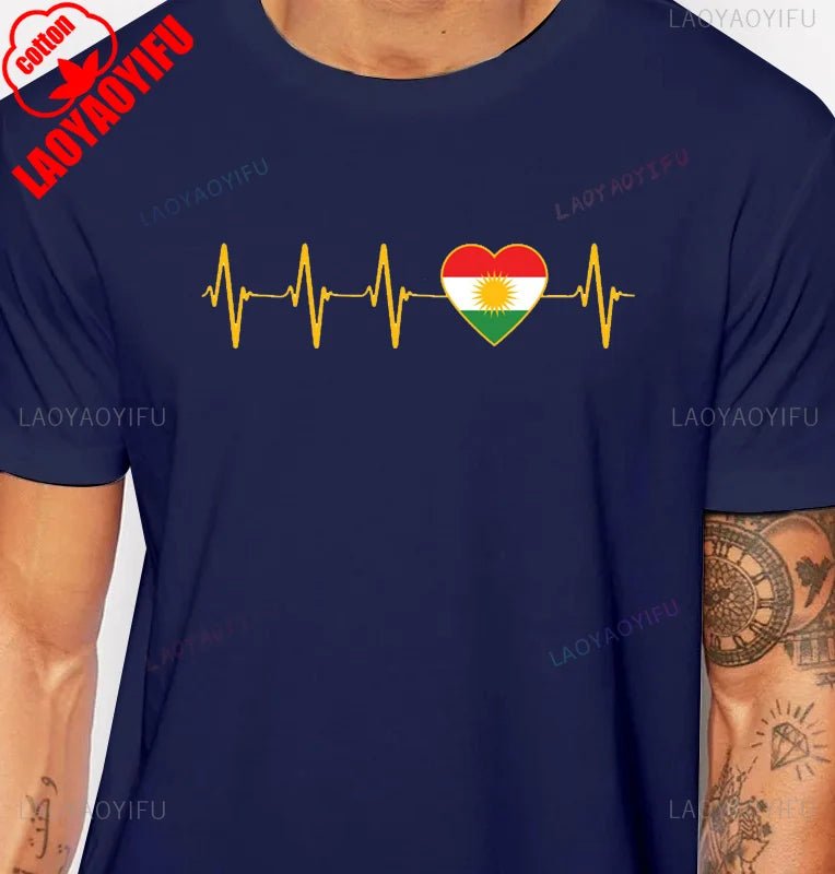 Kurdistan Calligraphy T-Shirt Kurdish