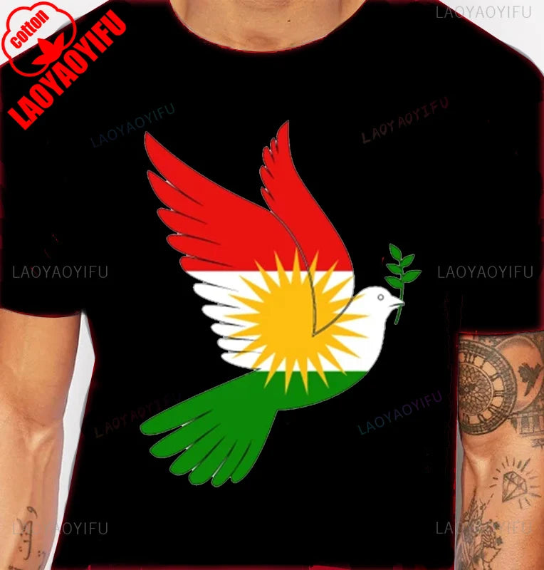 Kurdistan Calligraphy T-Shirt Kurdish