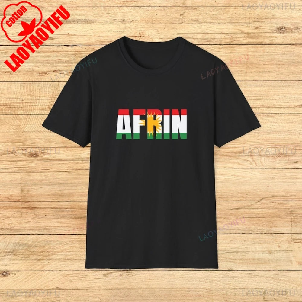Kurdistan Afrin Unisex T-Shirt Kurdish