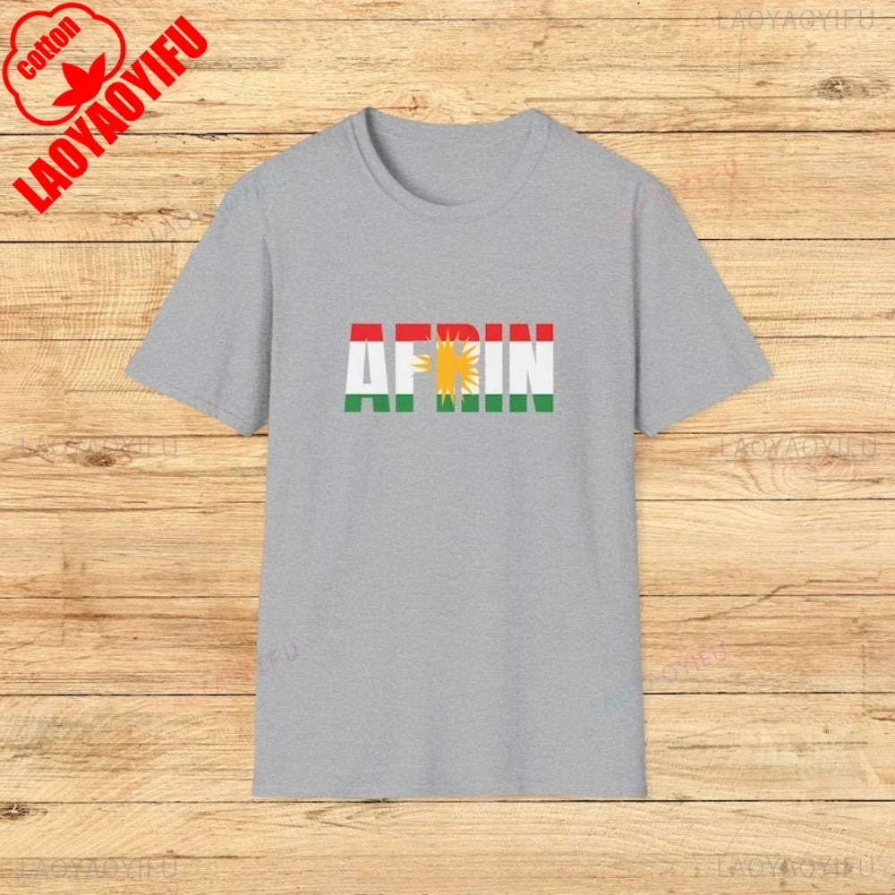 Kurdistan Afrin Unisex T-Shirt Kurdish
