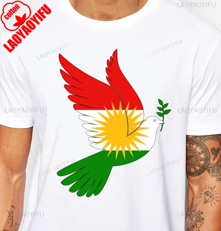 Kurdistan Calligraphy T-Shirt Kurdish