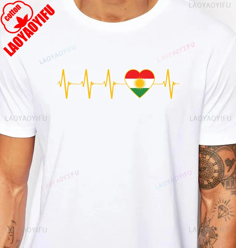 Kurdistan Calligraphy T-Shirt Kurdish