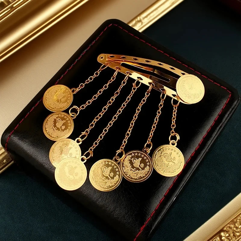 English (shortened)
Gold-Plated Turkish Coin Tassel Hair Clips – Kurdish Bridal Jewelry
Kurdish (Kurmanji)
Klipên Porê bi Sîkka Tirkî û Pûskên Zêr Pêlkirî – Zêrîna Bûkê Kurd
Kurdish (Sorani)
کلیپی قژ