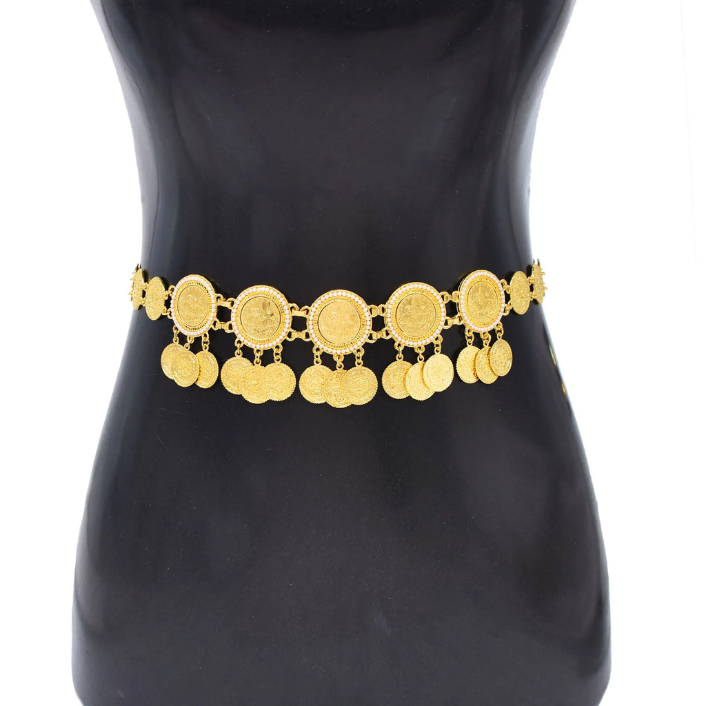 Gold Coin Waist Chain