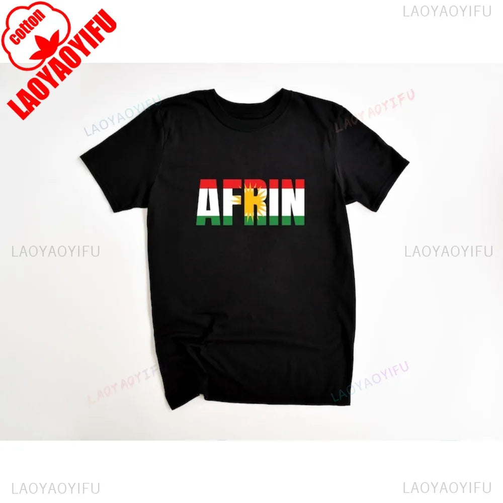 Kurdistan Afrin Unisex T-Shirt Kurdish