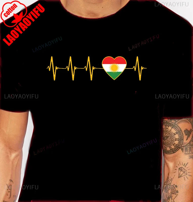Kurdistan Calligraphy T-Shirt Kurdish